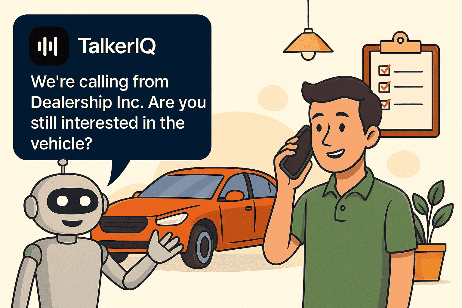 Book Test Drives, Follow Up on Leads & Service Calls with Talker IQ