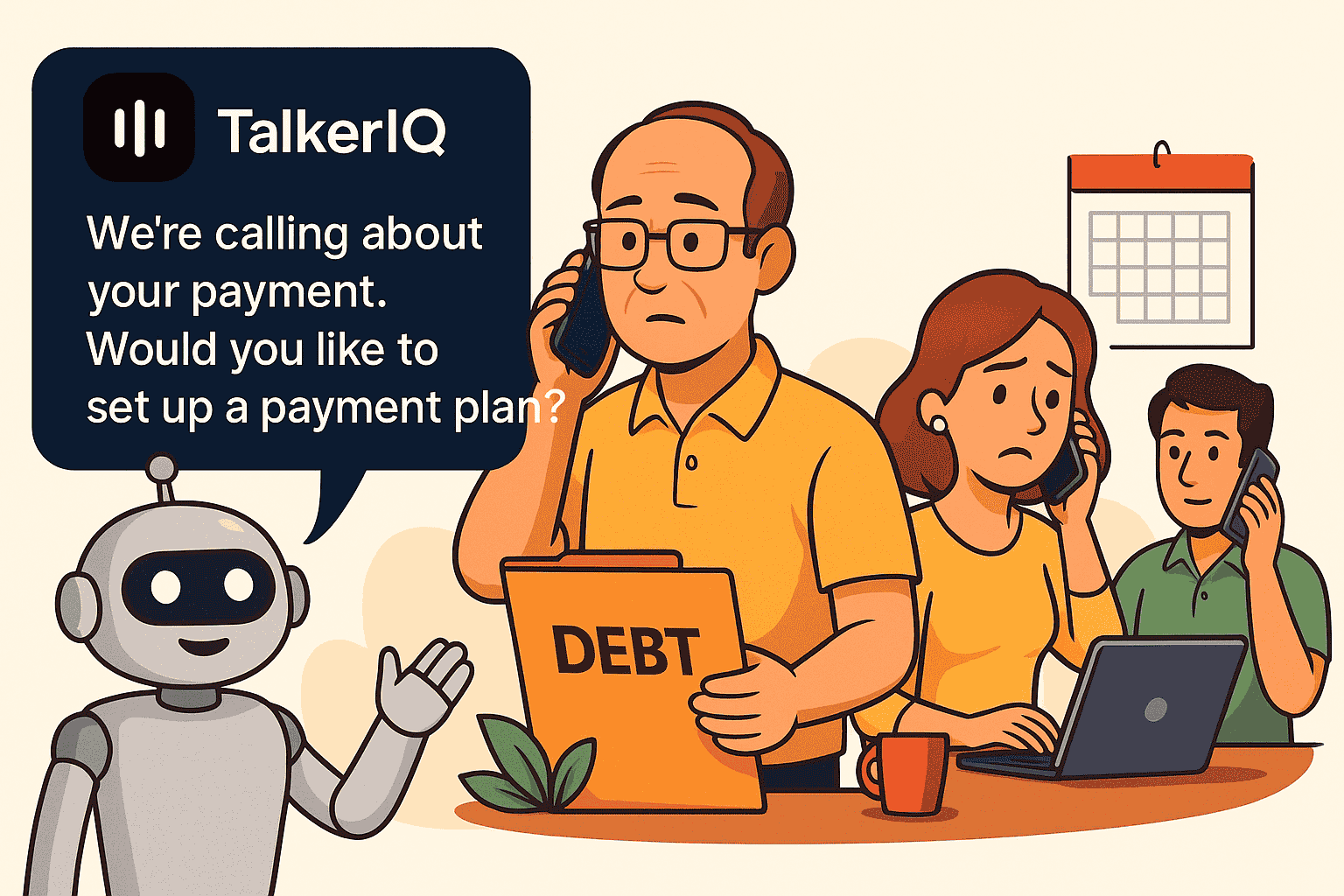Improve Debt Recovery with Smart,Voicebots from Talker IQ