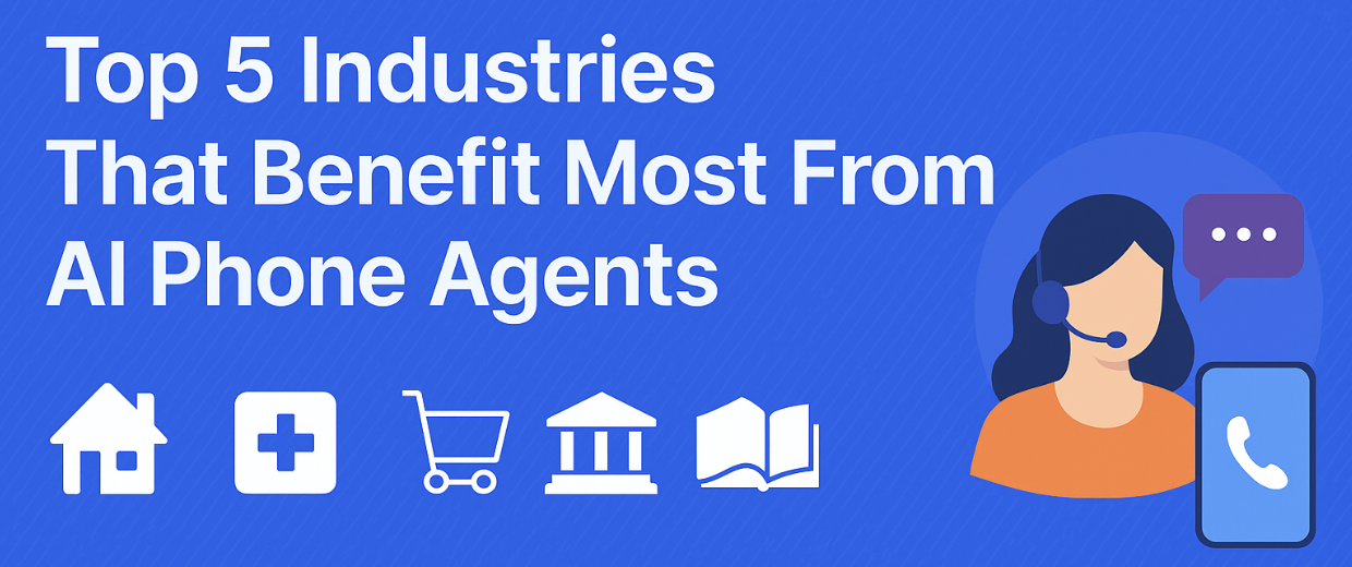 5 Industries Where AI Phone Agents Are Making a Difference