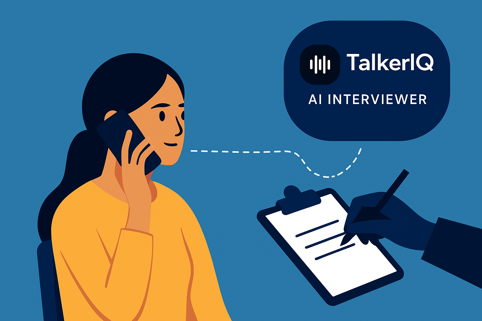 Talker IQ – The Best AI Voice Agent Interviewer for Faster, Smarter Hiring