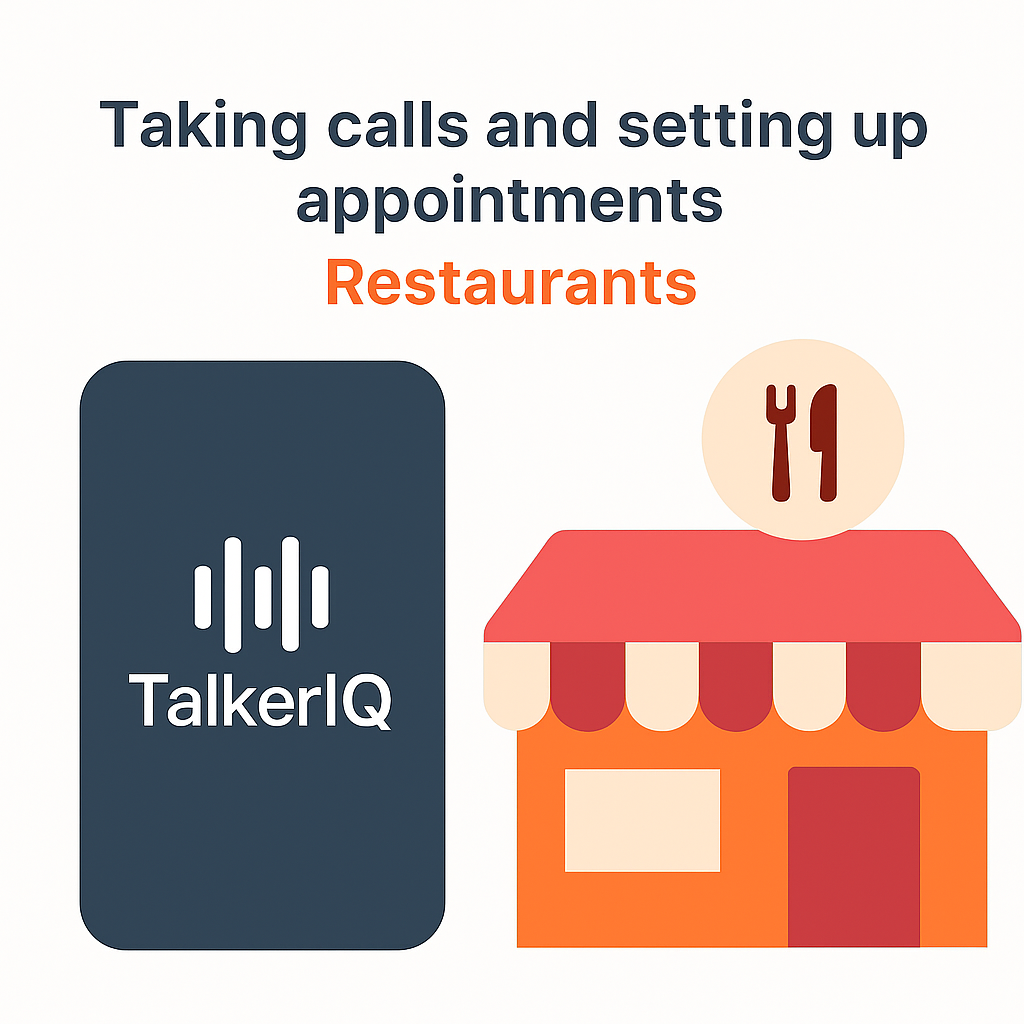 Talker IQ, Never Miss a Reservation or Catering Opportunity